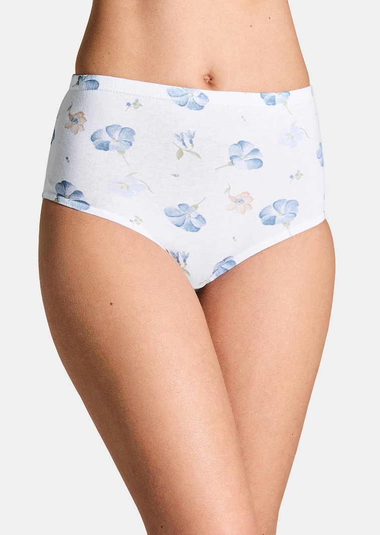 Baumwoll-Taillenslip im Mehrfachpack