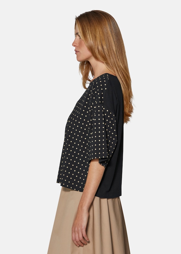 Blouse shirt with polka dots 3