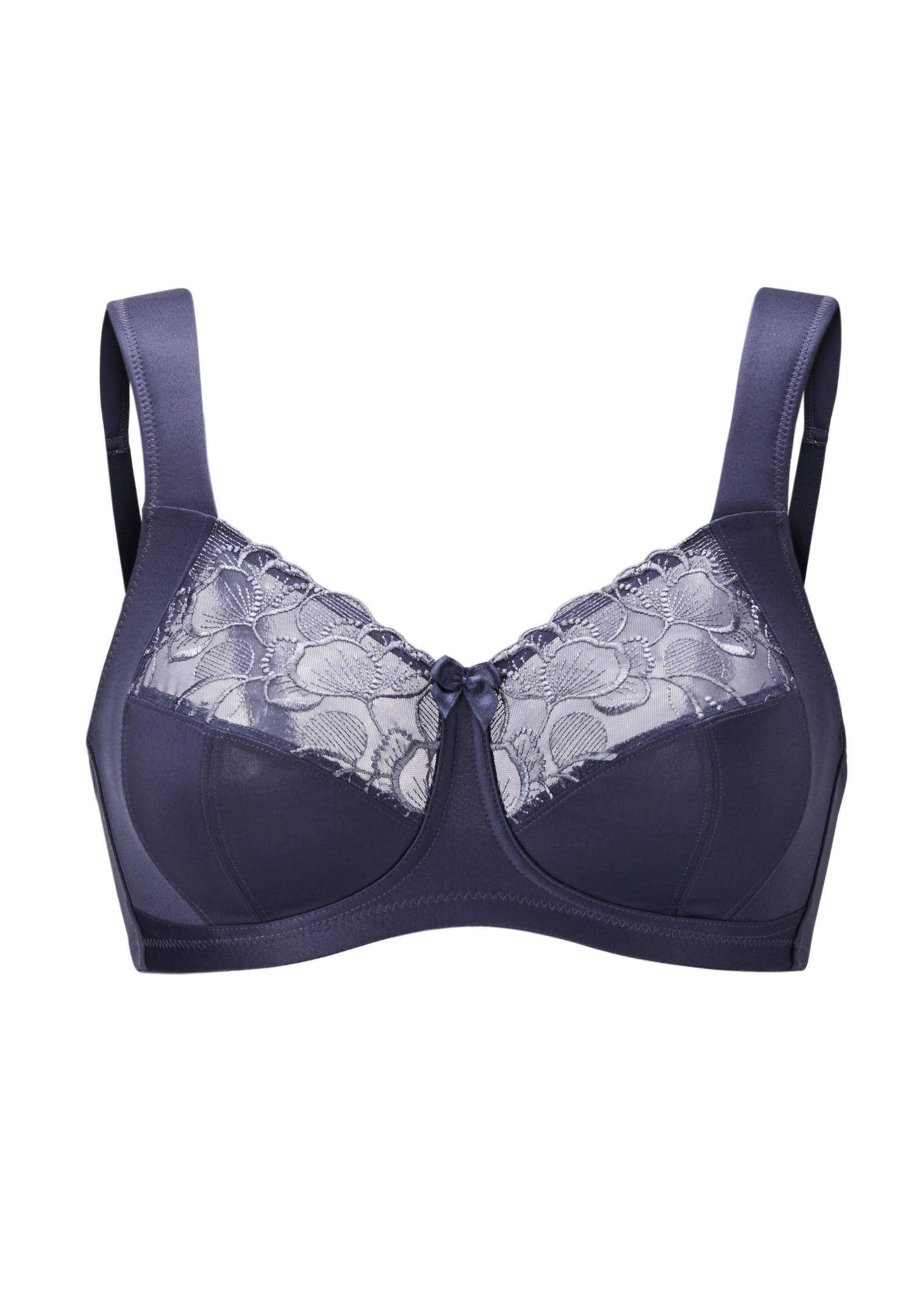 Komfort-BH mit Blütenoptik