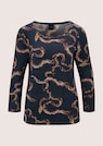 Viskose-Shirt mit Schlangenprint thumbnail 6