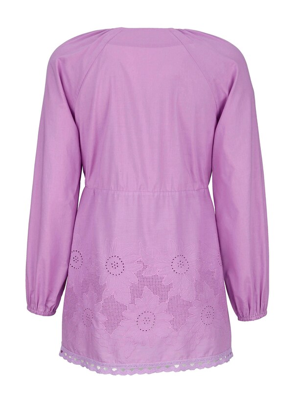 Tunika mit floraler Stickerei 4