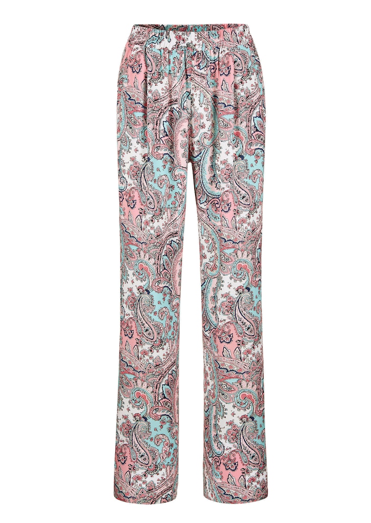 Gemusterte Hose im Paisley-Dessin