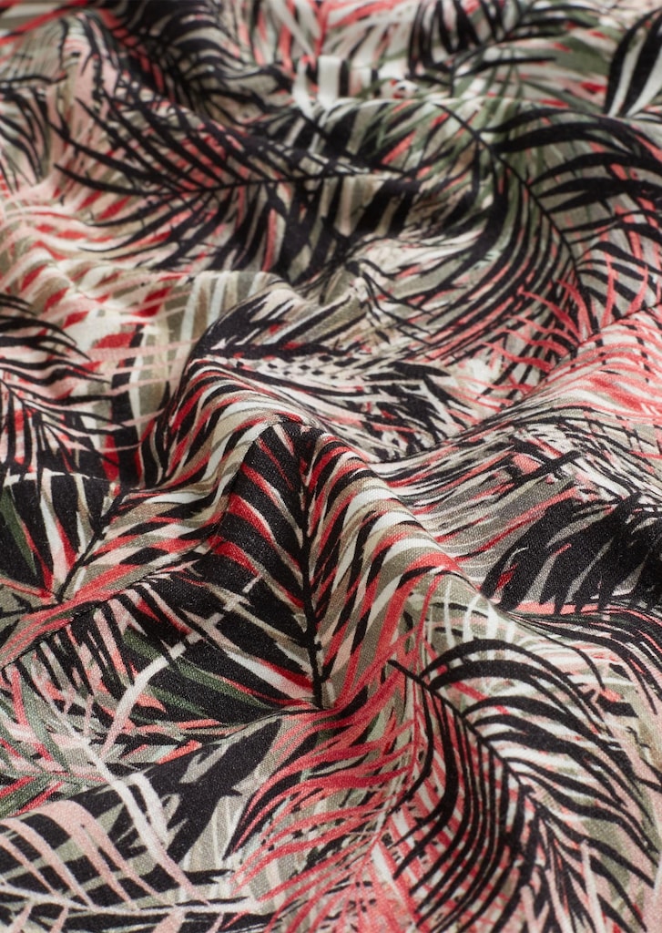 Gedessineerde rok in een comfortabele mix van viscose en elastan