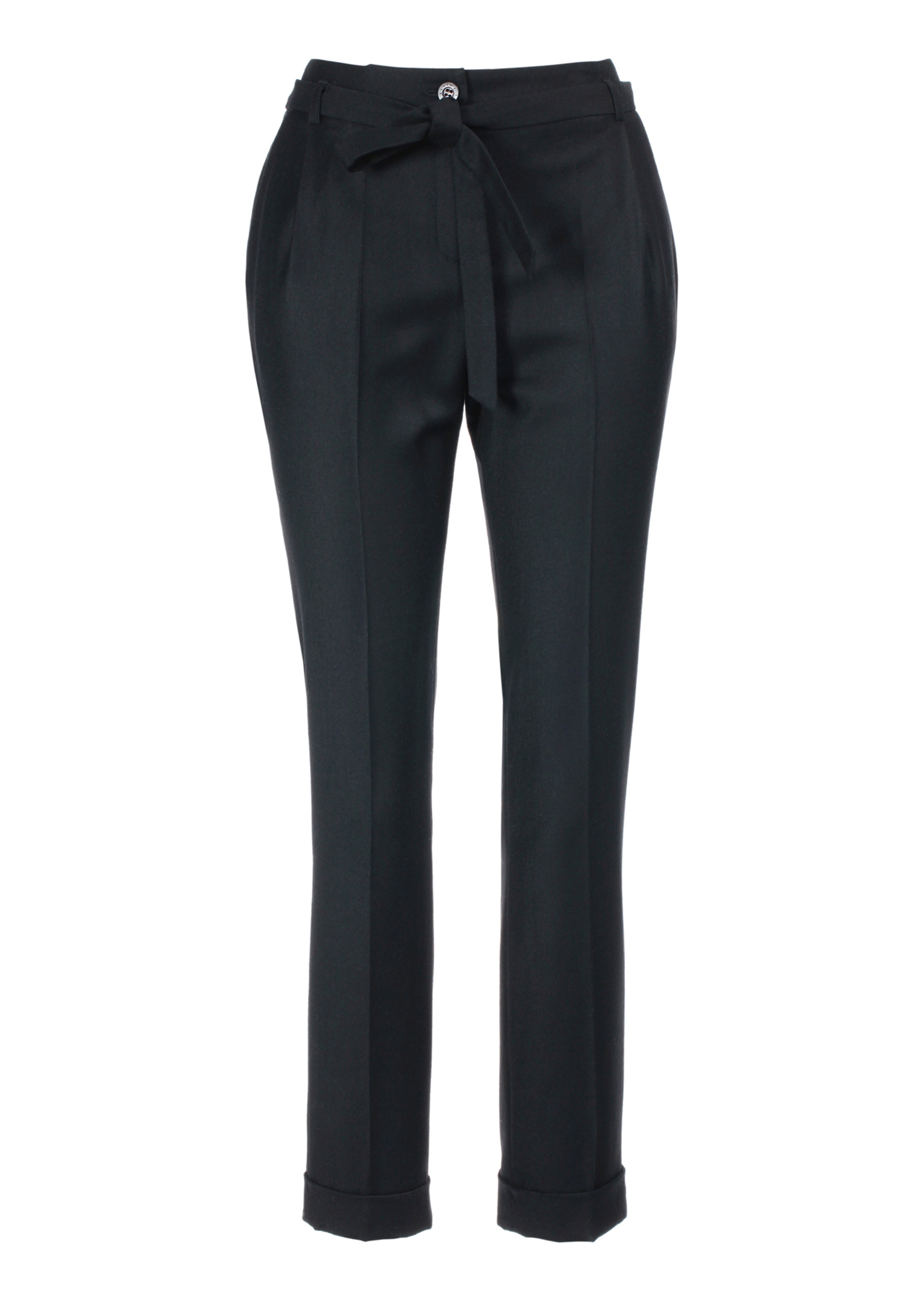 Bundfaltenhose mit Kaschmir