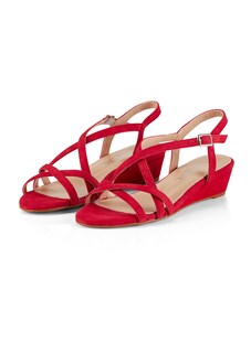 Riemchen-Sandalette mit Keilabsatz thumbnail 1