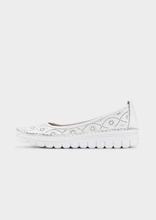 Ballerina aus perforiertem Leder thumbnail 4