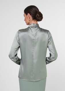 Glamorous slip blouse with stand-up collar thumbnail 3