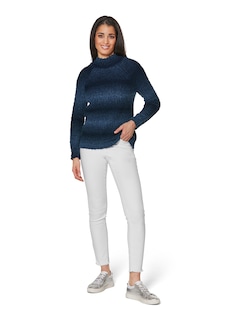 Stand-up collar jumper with sophisticated colour gradient thumbnail 2