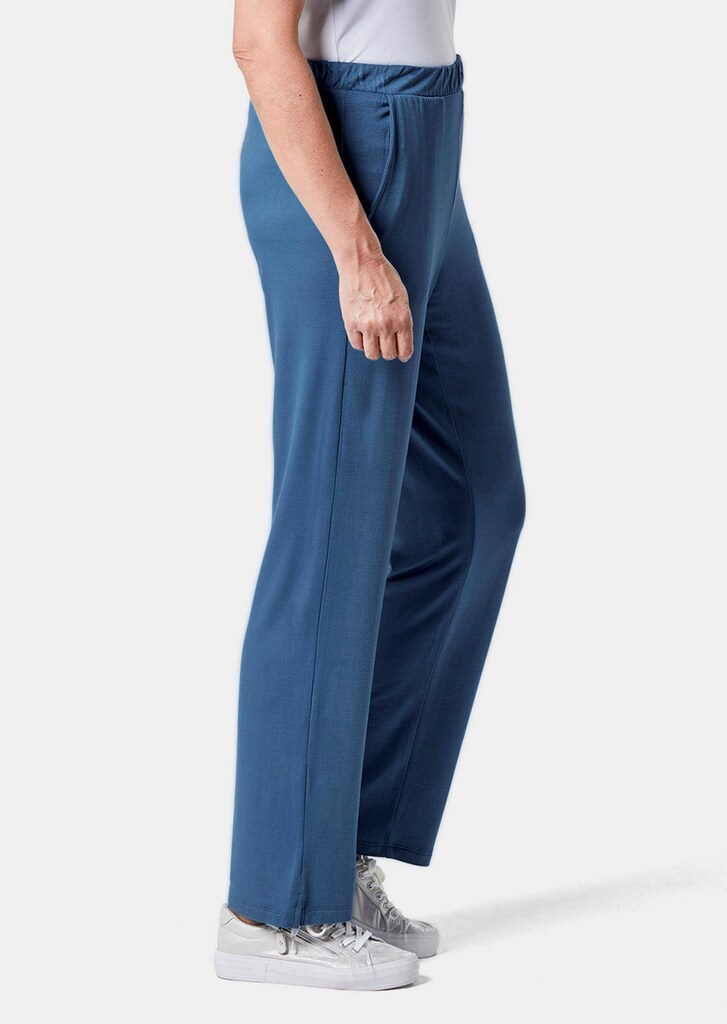 Bequeme Freizeithose mit Schlupfbund und Taschen