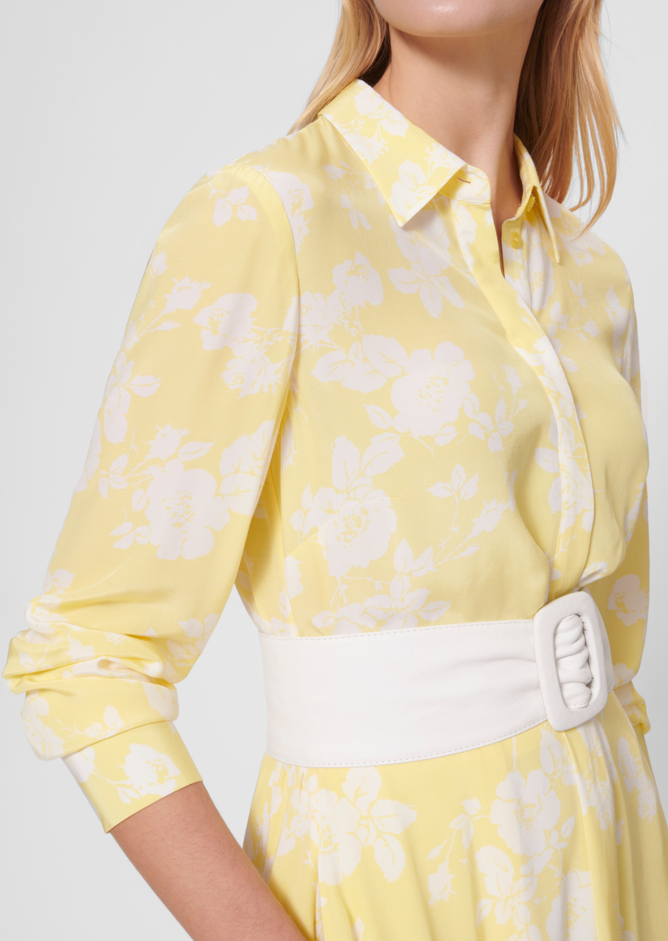 Robe-veste Jaune Massimo Dutti Taille 38 (M) - En Coton, Occasion En Excellent état