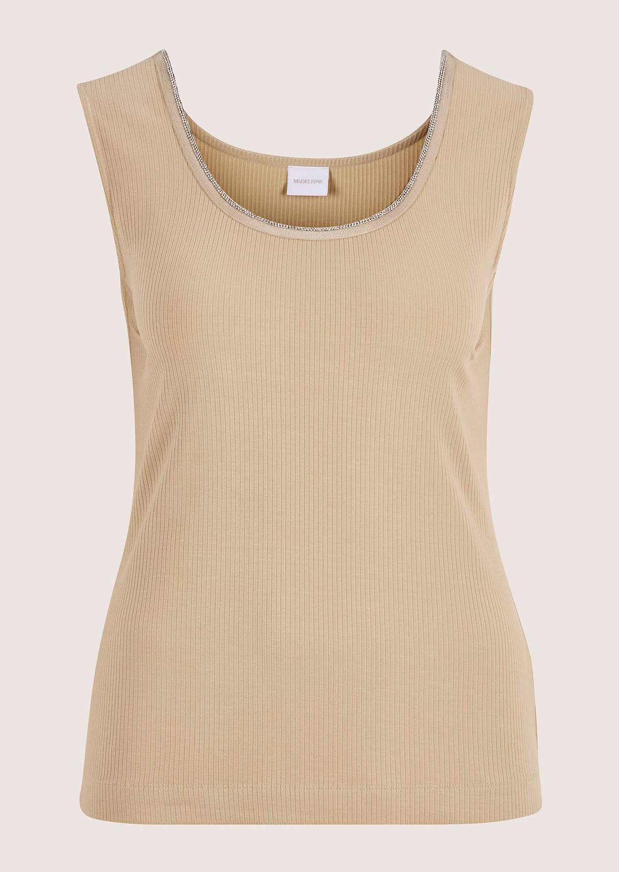 Träger-Top mit Glanz-Akzent