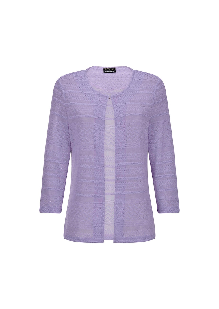 Surchemise légère, aspect tricot ajouré