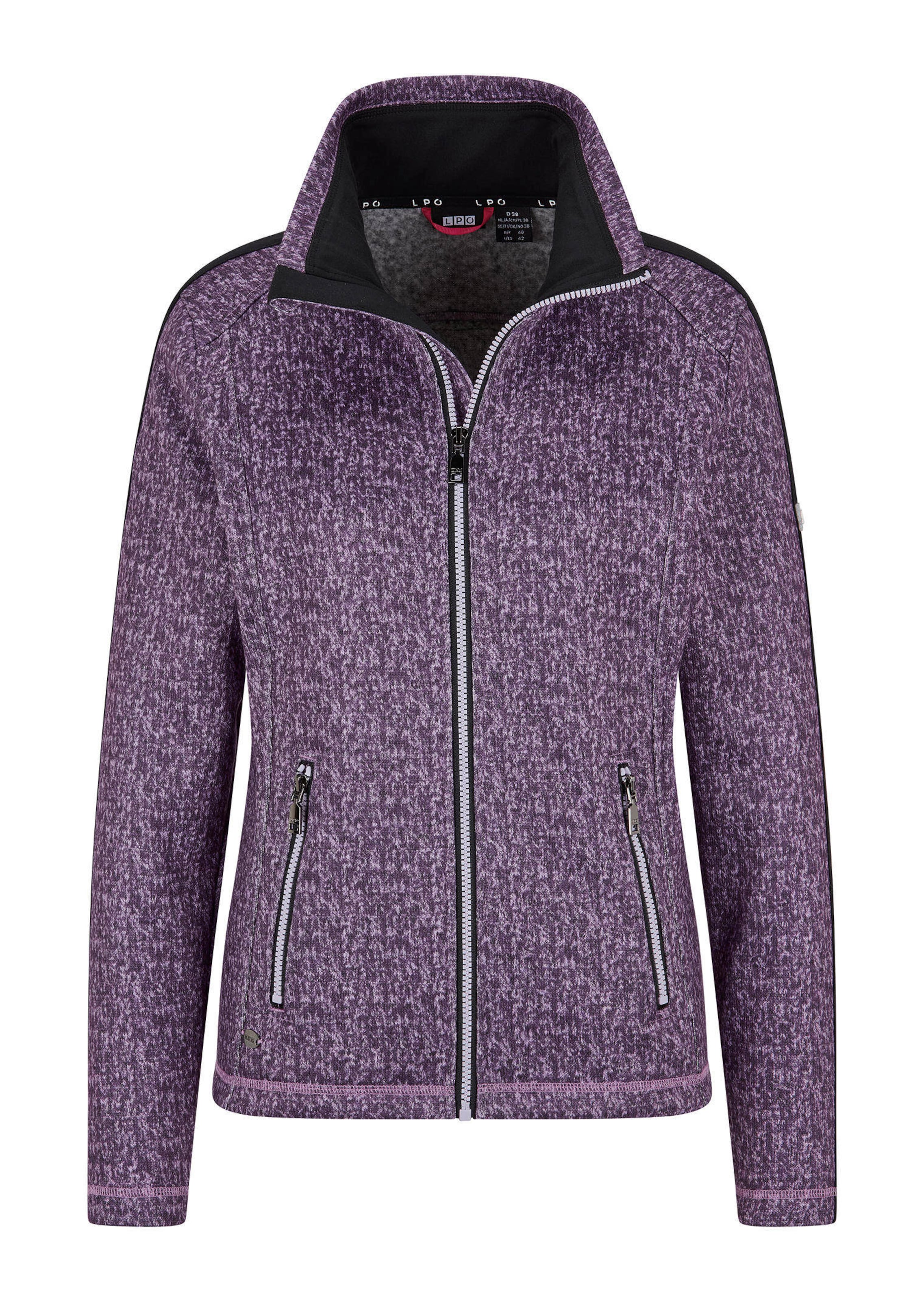 Fleecejacke in Strickoptik