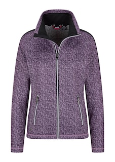 Fleecejacke in Strickoptik thumbnail 4