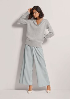 Kaschmirpullover mit V-Ausschnitt thumbnail 2