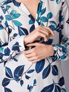 Bluse mit floralem Dessin thumbnail 5