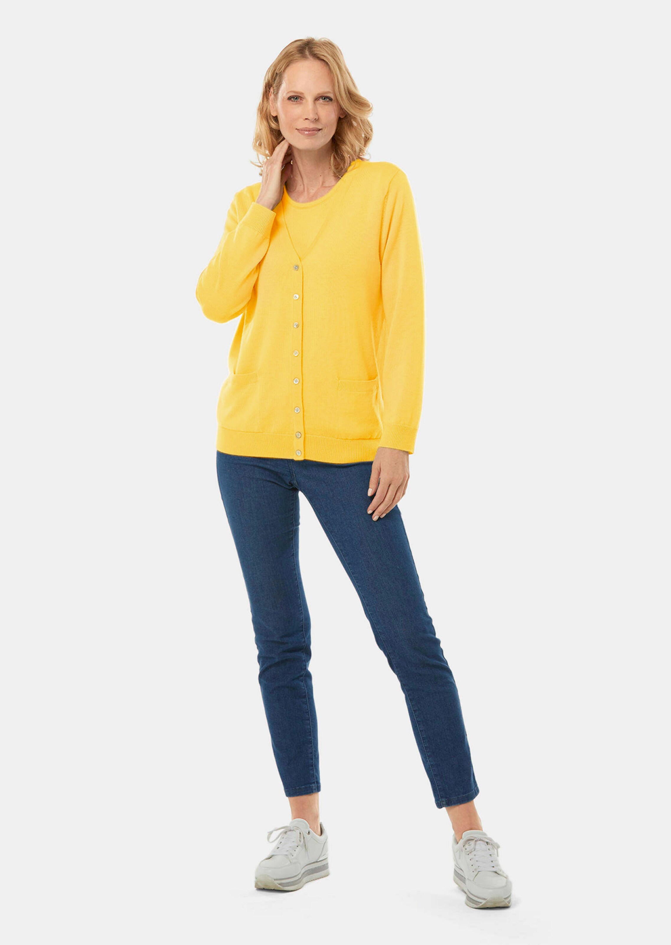 Ensemble en tricot - jaune - Gr. 52 de Goldner Fashion