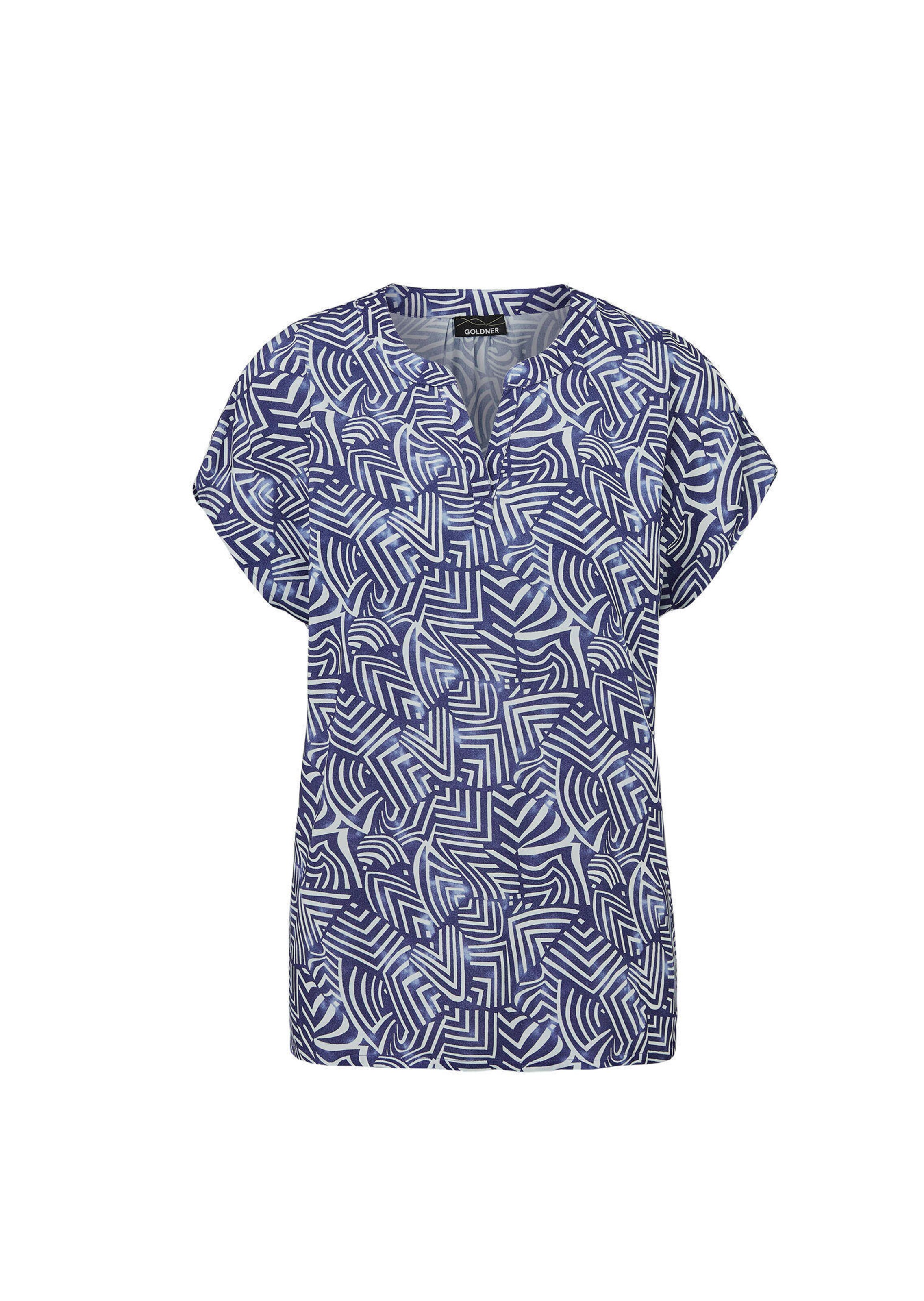 Bluse mit Tunika Ausschnitt