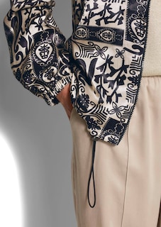 Blouson noble en satin de viscose thumbnail 5