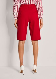 Elegante jersey bermuda met stretch thumbnail 4