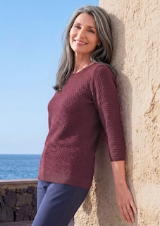 Tricot pullover met stippenmotief thumbnail 7