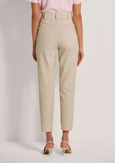 Slim jacquard trousers thumbnail 3