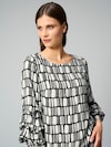 Kleid mit gerafften Ärmeln thumbnail 6