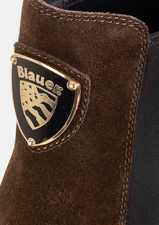 Chelsea boots met metalen logo thumbnail 3