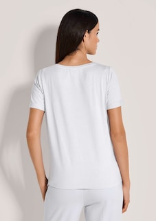 Blusen-Shirt mit kurzen Ärmeln thumbnail 3