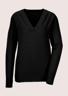Kaschmir-Pullover mit Rippdetails thumbnail 6