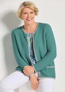 Veste en tricot avec poches plaquées thumbnail 7