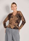 Kaschmir-Pullover mit Allover-Print thumbnail 1