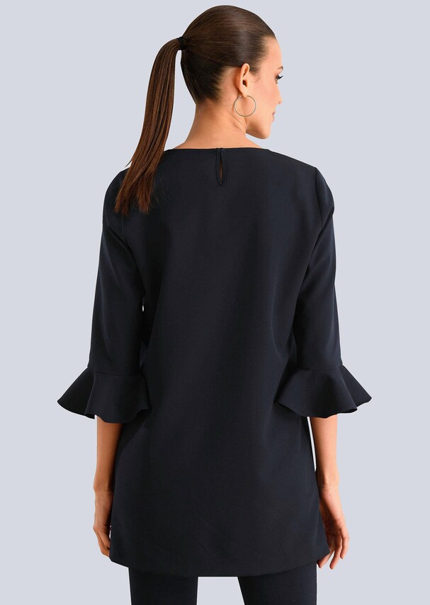 Tunika mit femininen Volants 2