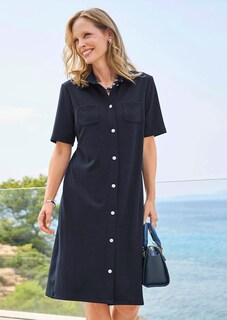 Robe, style marin, en jersey interlock thumbnail 7