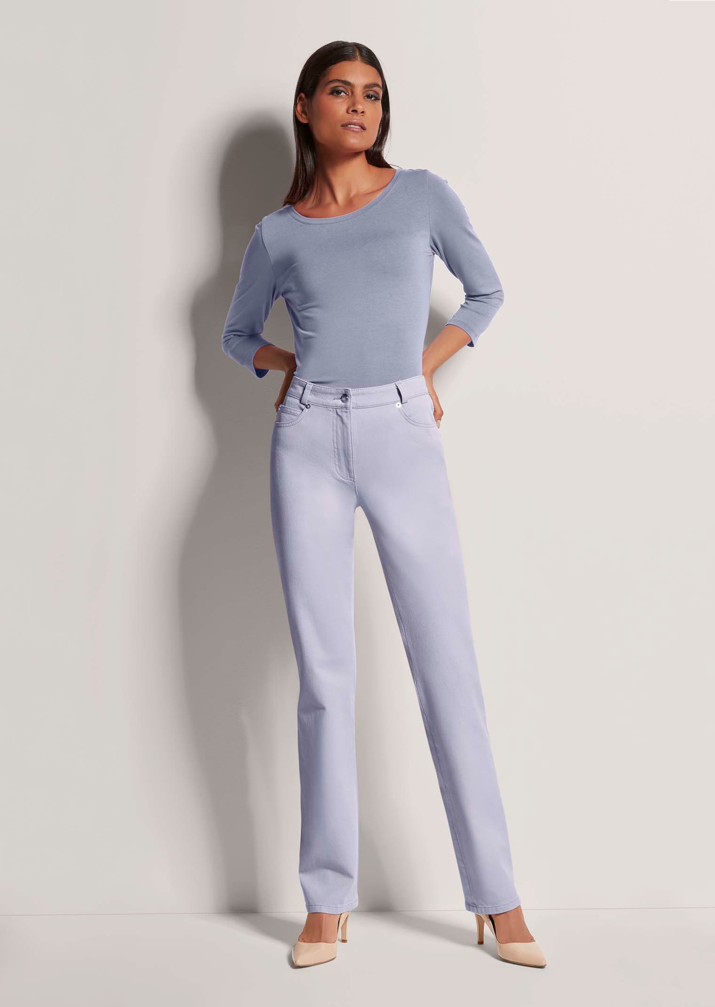 M-Jeans in gerader Form mit Logo-Stickerei