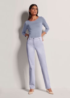 M-Jeans in gerader Form mit Logo-Stickerei thumbnail 2