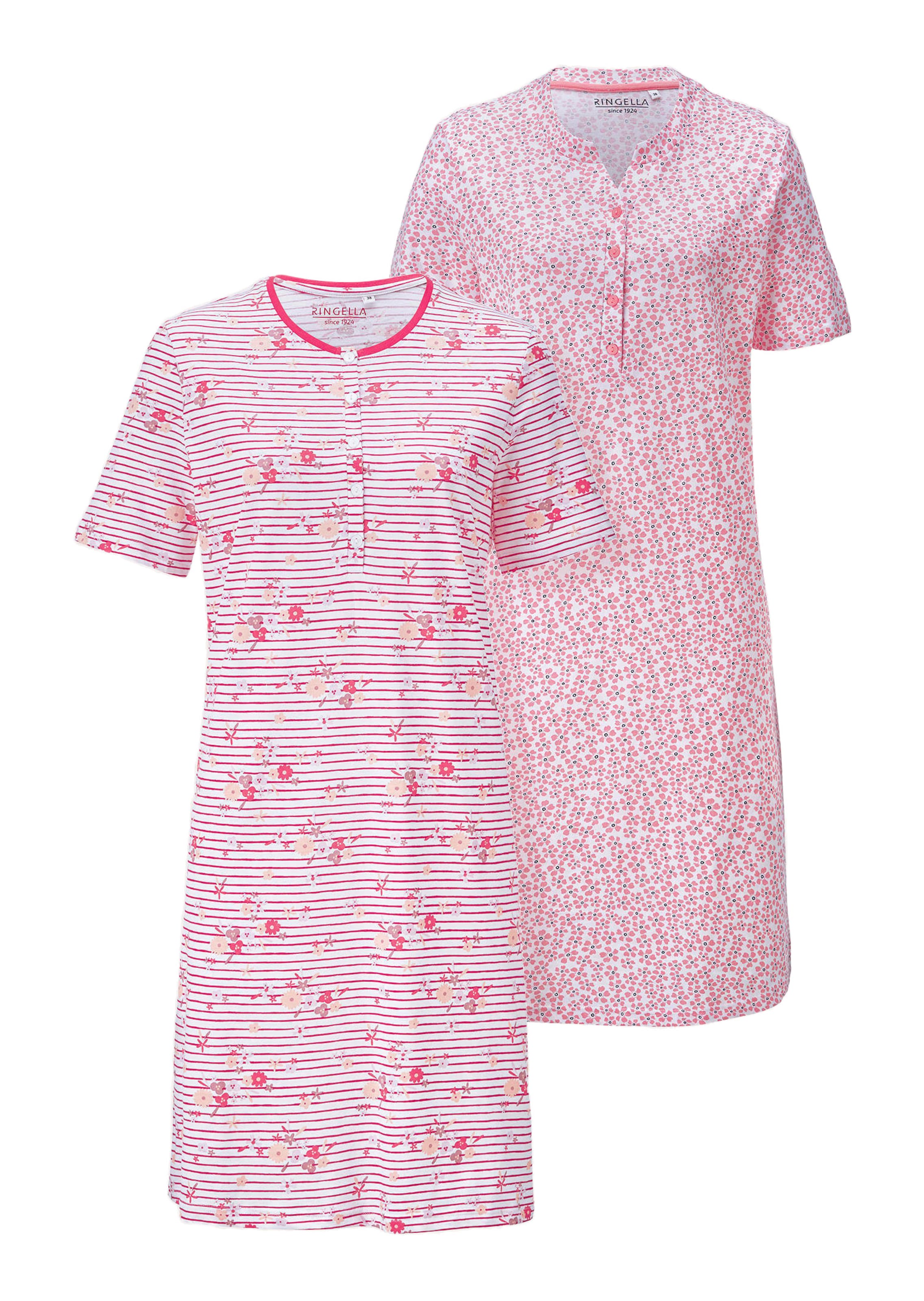 Lot de 2 chemises de nuit en pur coton