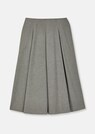 Calf-length pleated skirt in elegant Ceramica fabric thumbnail 6