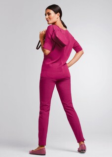 Feinstrick-Pullover mit Umschlagärmeln thumbnail 7