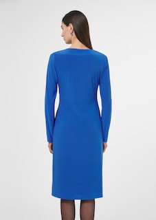 Langarm-Kleid mit seitlicher Raffung thumbnail 3