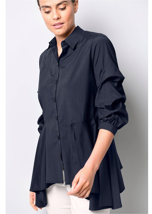 Bluse mit gerafftem Ärmel 4