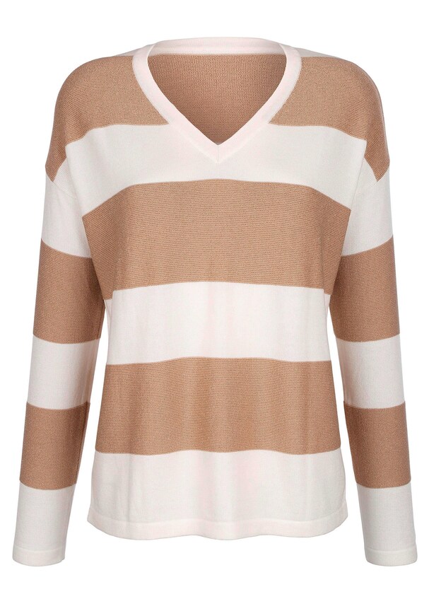 Pullover mit Streifendesign 5