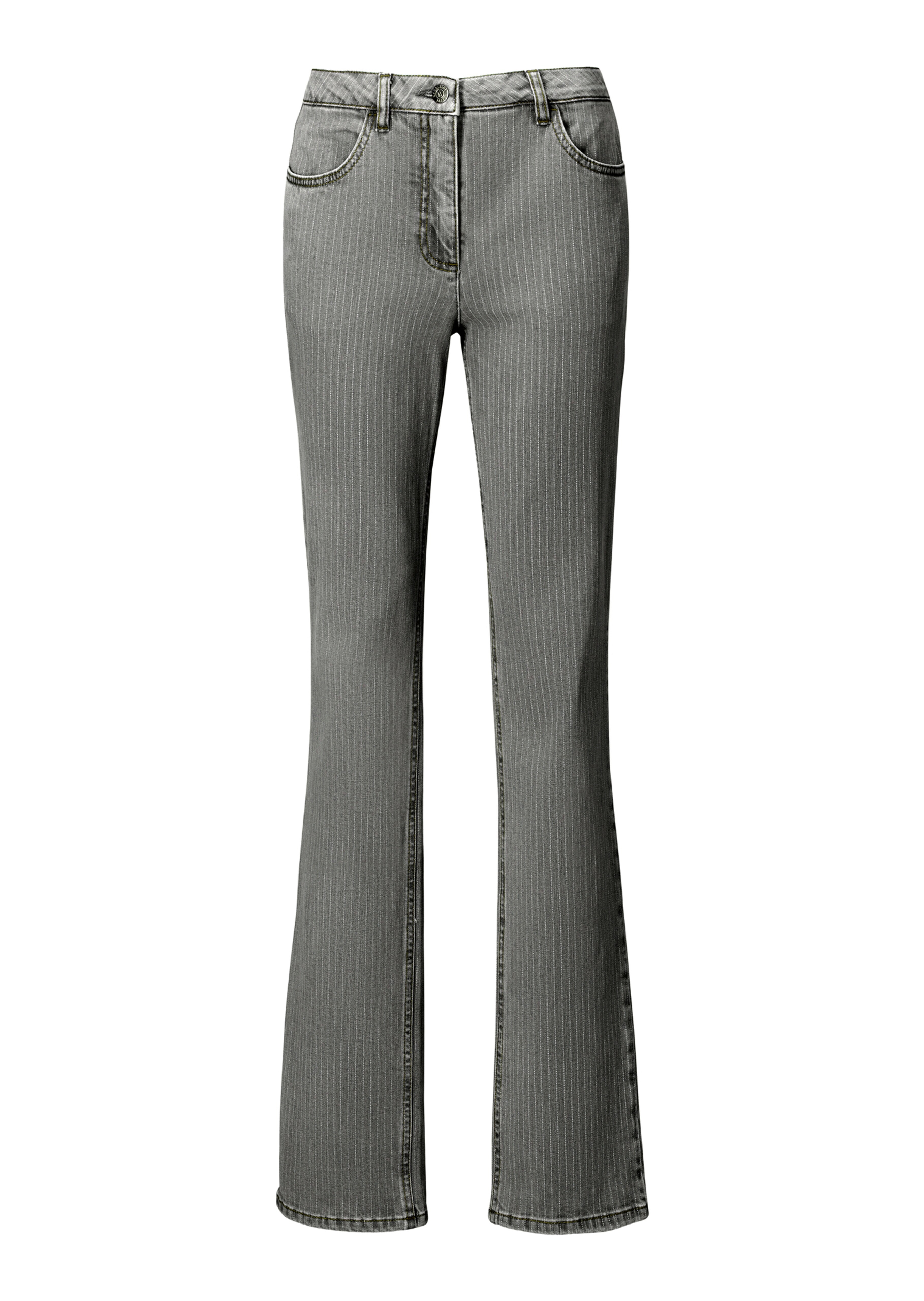 Jeans mit Nadelstreifen