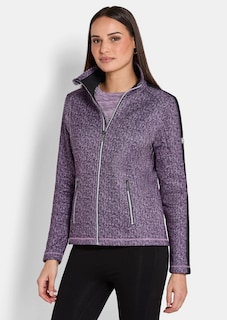 Fleecejacke in Strickoptik thumbnail 1