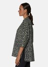 Bluse mit kontraststarkem Print und Fledermausärmeln thumbnail 4