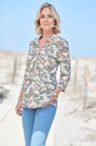 Figurschmeichelndes Drucktunika-Shirt thumbnail 1