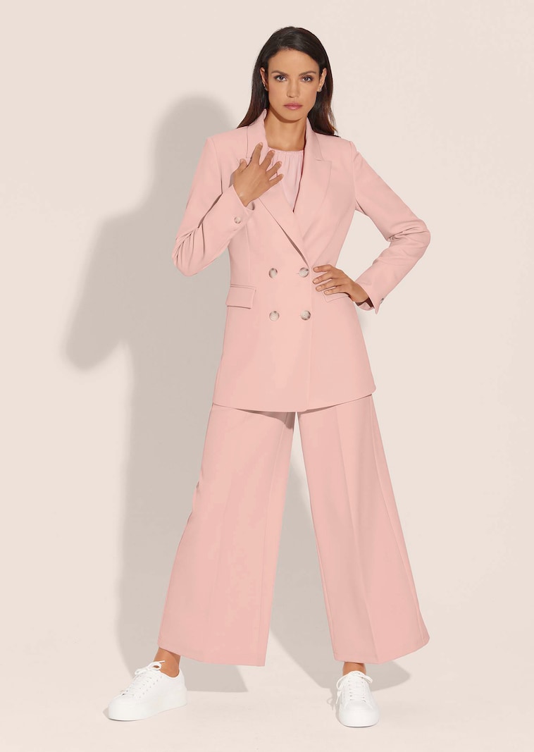 Zweireihiger Longblazer mit Futter