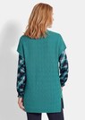 Tricot vest van merinowol met ruitpatroon thumbnail 3