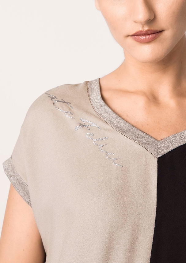 Shirt im Materialmix 4