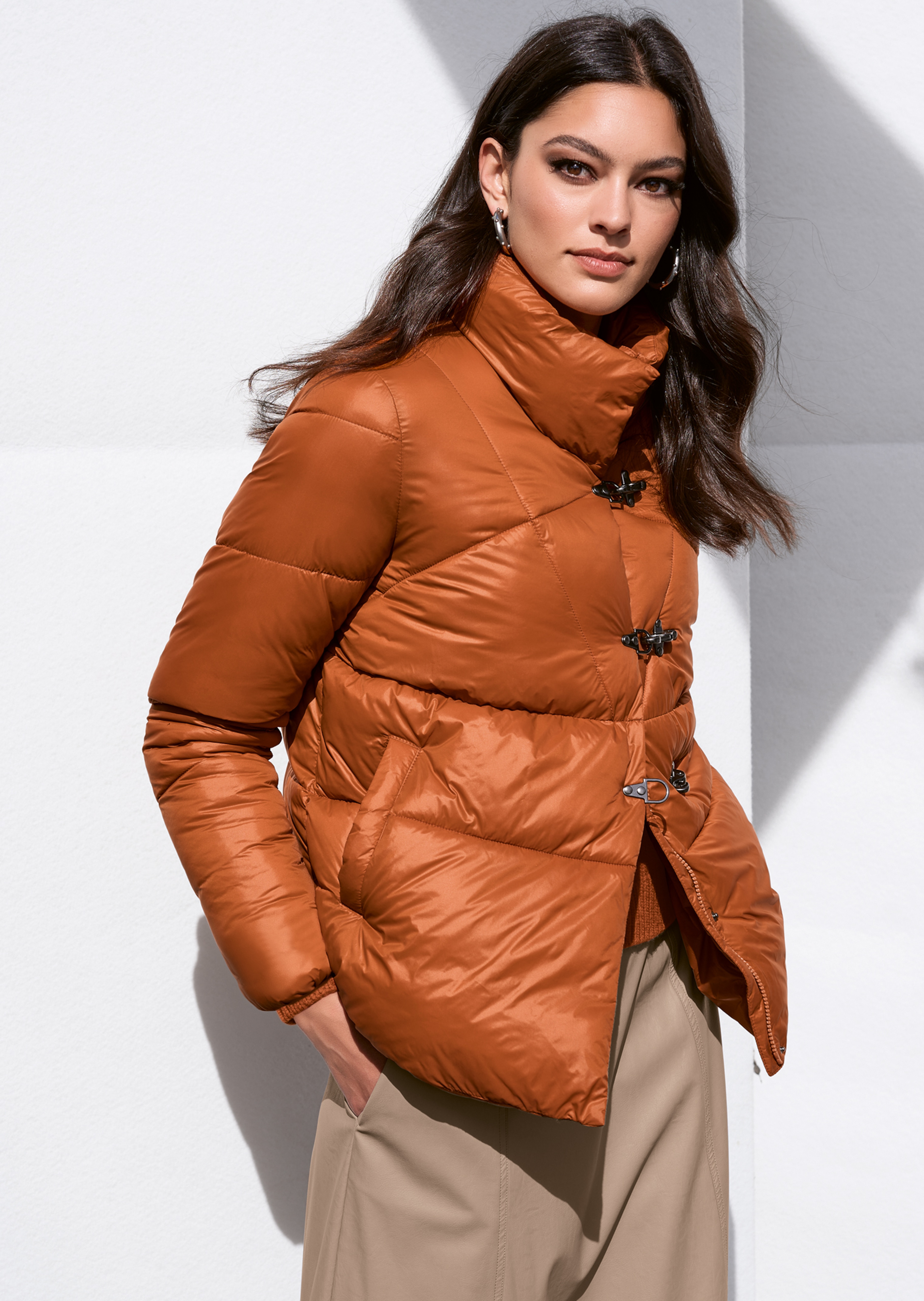Kurze Steppjacke